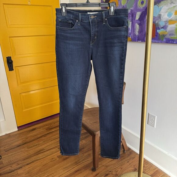 Levi's Women's 311 Shaping Skinny Mid Rise Tummy Slimming Jeans, Blue, Size 29 - Picture 1 of 9